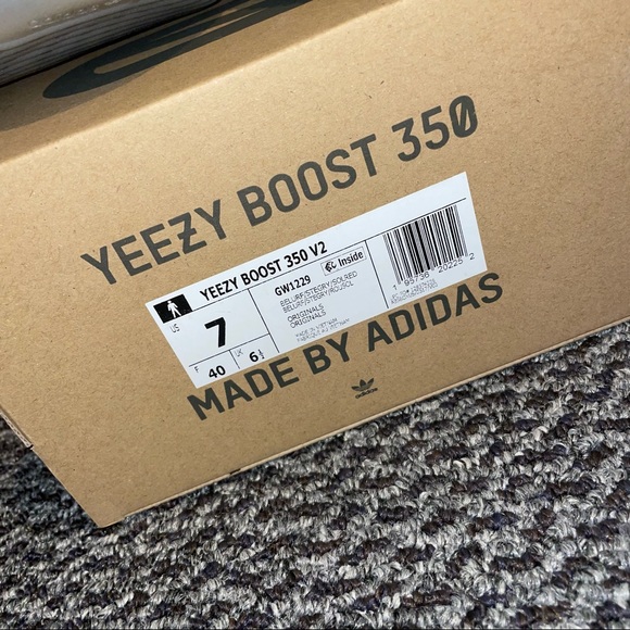 ADIDAS YEEZY BOOST 350 v2 BELUGA SNEAKERS - GRAY & ORANGE - Picture 8 of 8